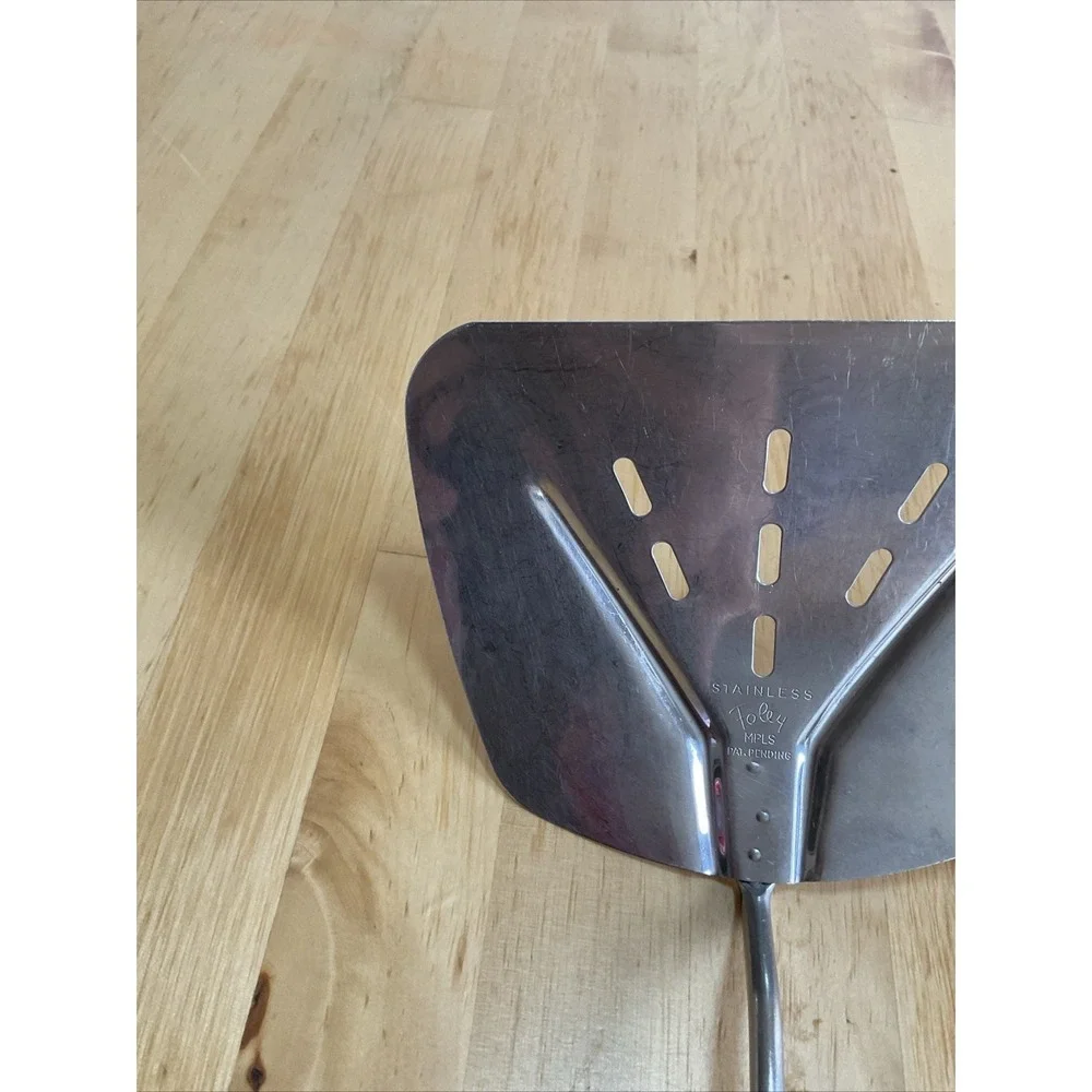 Vtg FOLEY‎ Wide Slotted Curved SPATULA Turner Flipper MEAT LIFTER~UTENSIL
